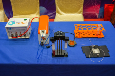 點(diǎn)成生物展示微流控芯片與壓力泵產(chǎn)品，分享前沿技術(shù)應(yīng)用方案